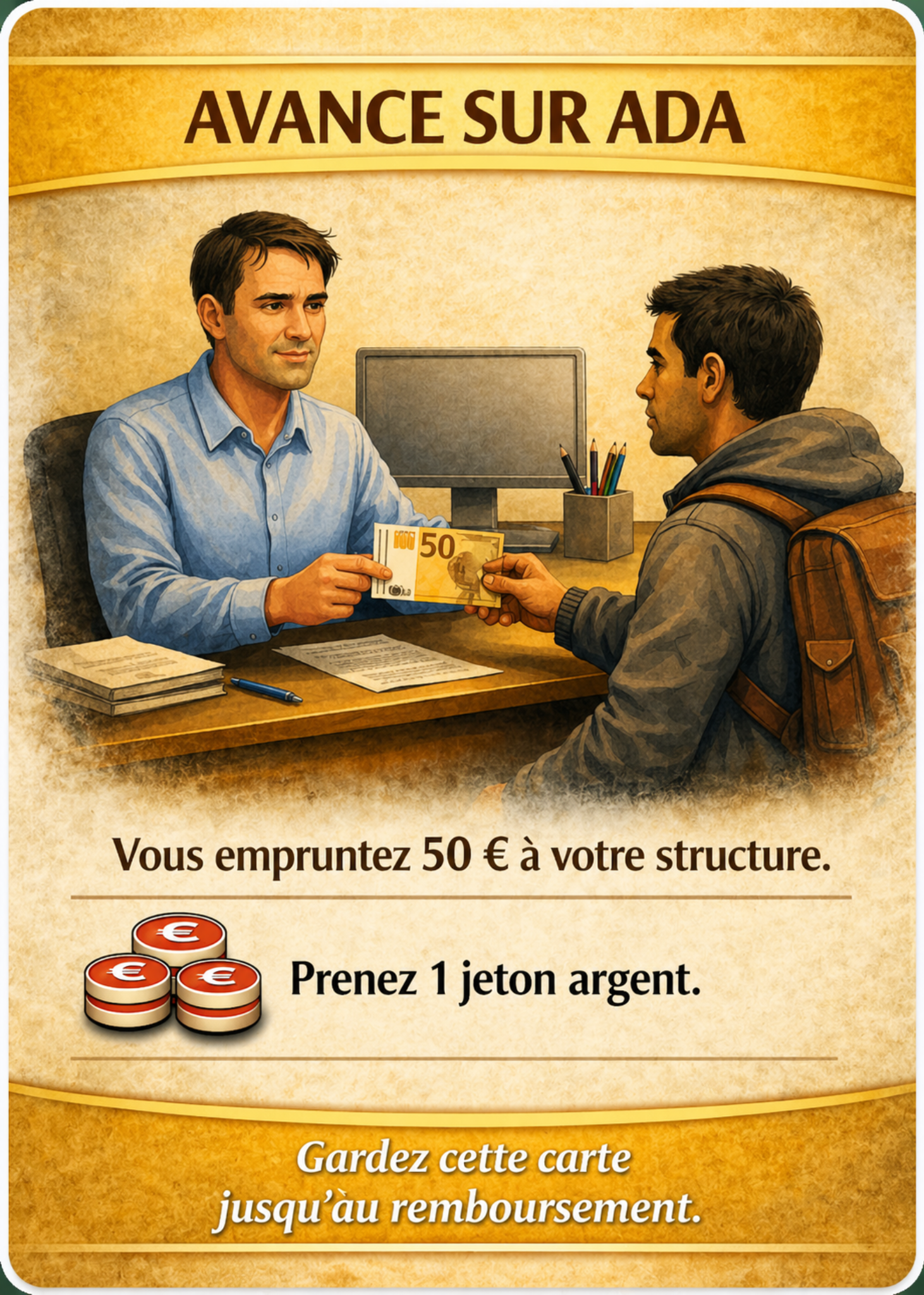 Carte Avance ADA